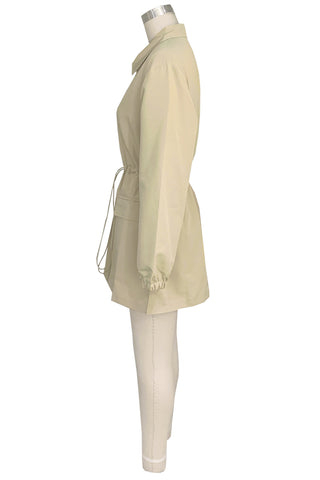 Zip-Front Mini Casual Dress