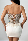 Lace-Trim Floral Camisole