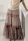 Bohemian Print Maxi Skirt