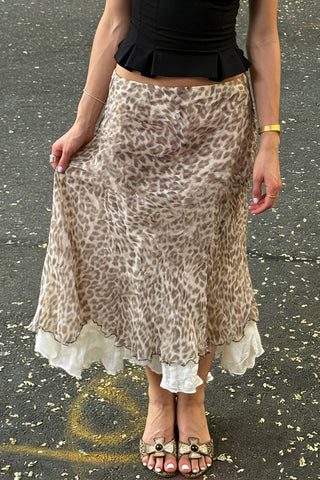 Animal Print Skirt