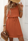 Sleeveless Textured Casual Dress