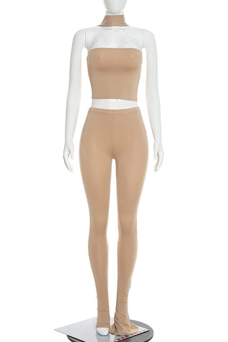 Stylish Two-Piece Flare Pant Set