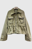 Embellished Pocket Zip-Up Jacket