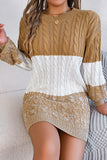 Knit Sweater Casual Mini Dress