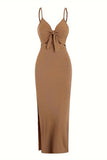 Stylish Tie Front Sundress
