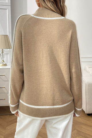 Classic Mock-Neck Sweater