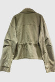 Embellished Pocket Zip-Up Jacket