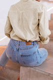 Striped Button-Down Shirt