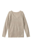 Classic V-Neck Knit Sweater