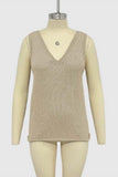 V-Neck Sleeveless Tank Top