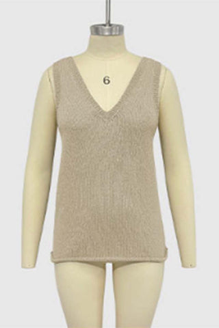 V-Neck Sleeveless Tank Top
