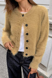 Cozy Button-Front Cardigan