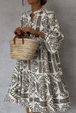 Floral Pattern Casual Dress