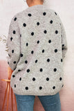 Polka Dot Knit Sweater