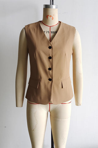 Button-Front Vest