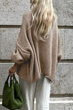 Oversized Button-Front Cardigan