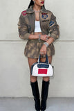 Stylish Zip-Up Skirt Set