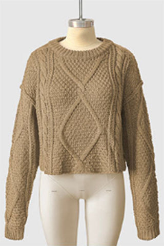 Classic Cable-Knit Sweater