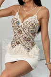 Lace-Trim Floral Camisole
