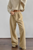 Relaxed-Fit Drawstring Casual Pants