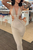 Strappy Cut-Out Maxi Dress