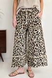 Leopard Wide Leg Pants