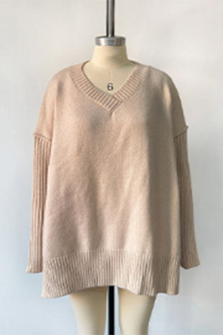 Oversized V-Neck Sweater