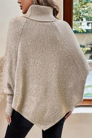 Buttoned Cable Knit Sweater