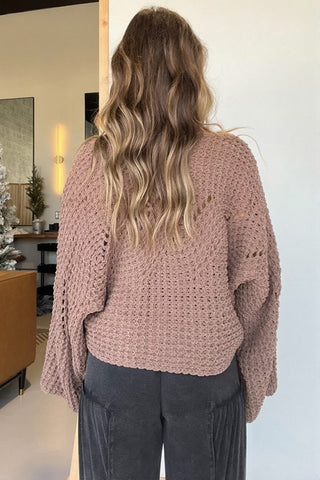 Bell Sleeve Knit Sweater