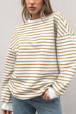 Striped Crew Neck Sweatshirt