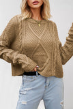 Classic Cable-Knit Sweater