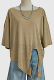 Off-Shoulder Tie-Front Cover-Up