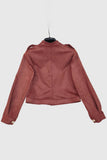 Button-Front Military Style Jacket