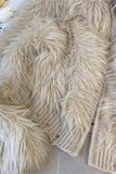 Fuzzy Textured Cardigan