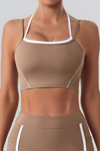 Strappy Cropped Tank Top