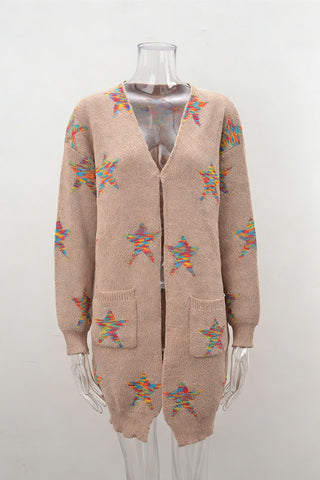 Stylish Open-Front Knit Cardigan
