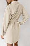 Belted Shirt Dress for Effortless Style