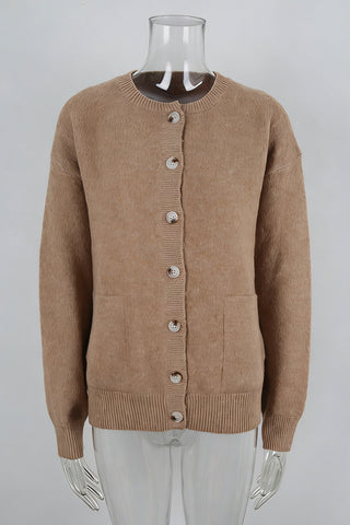 Classic Button-Front Cardigan
