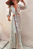 Elegant Cut-Out Maxi Dress