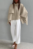 Versatile Oversized Cape Blouse