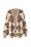 Geometric Patterned Cardigan
