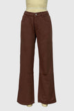 Classic Wide Leg Denim Pants