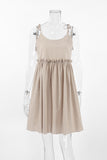 Tie-Strap Casual Dress