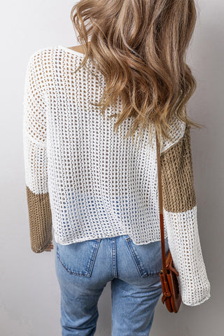 Loose Knit Pullover Sweater