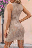 Fringe Detail Summer Dress
