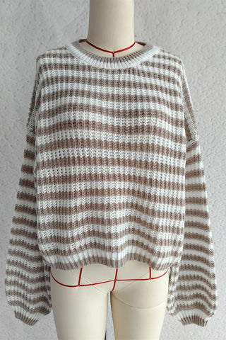 Striped Knit Sweater