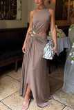 One-Shoulder Elegant Dress