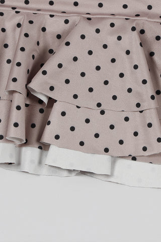 Halter Neck Polka Dot Mini Dress