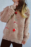 Festive Embellished Holiday Sweater