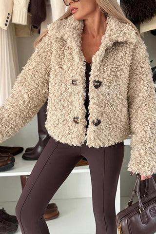 Cozy Textured Button-Up Jacket